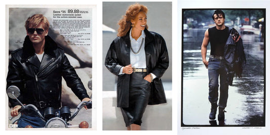 30 Classic 80s Fashion Outfits by Wearing Leather Jacket