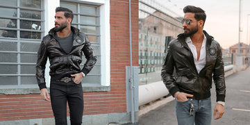 Most Popular Fashion Hooded Leather Jacket Recent Years