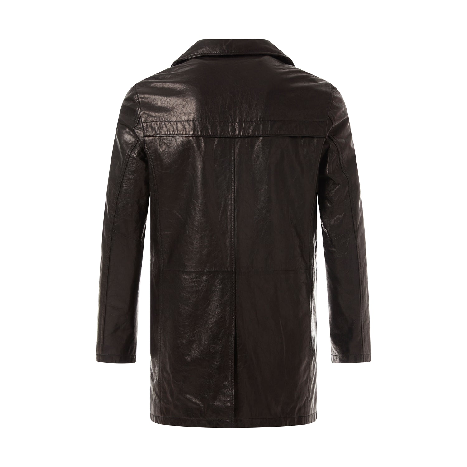 Men's Minimalist Genuine Leather Trench Coat & Jacket | PalaLeather