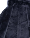 Charcoal Hooded Sheepskin Shearling B3 Bomber Jacket