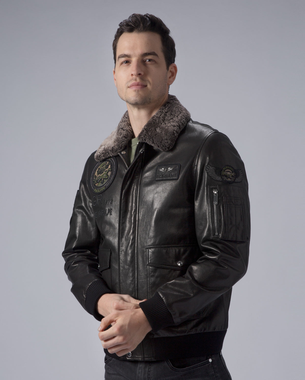 Leather Bomber Military G-1 Leather