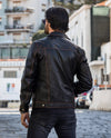 Black Classic Trucker Genuine Leather Jacket